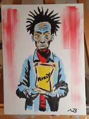 HAND PAINTED PORTRAIT 12×16 CONTEMPORARY ACRYLIC CANVAS BEDROOM WALL DECOR