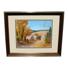 VOLCANO CALIFORNIA LANDSCAPE PAINTING CARLOTTA RITCHIE SIERRA NEVADA FOOTHILLS