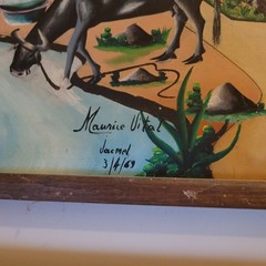 Haitian Painting Maurice Vital o/b 24 x 32 (26 x 34 w/frame)