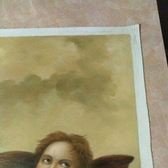 Raphael , Two Cherubs, 20″ x 24″, hand painted repro