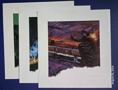 Norfolk & Western RR Color Art Prints, Virginia 1965 12″ x 11″ (Set of 3) Lot 2