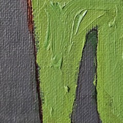Painting Original Abstract People Portrait Man Men Whimsical 10×10 Art