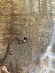 Hayden Lambson Fly Fishing Rare Oil Painting Professionally Framed Matted Signed