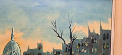 Expressionism oil painting oil painting masterpiece landscape city people 147
