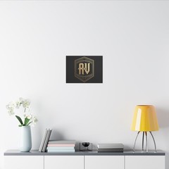 Quiet Luxury Crest Canvas Wall Art | Quiet Luxury Gift