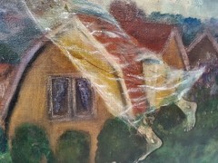 No.: 382 expressionism oil painting artwork painting oil painting city portrait