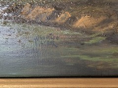 “Autumn in the Mountain” Original Painting by Maurice Meyer 30×54″, local pickup