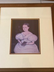Norma Schneeman 1987-89 Painting Print Lithograph Portrait art Vintage Lot 55S7