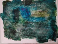 Mixed Media Painting Contemporary Abstract Art Informel Tachisme Zen Signed