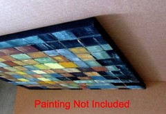 Gallery-Wrap Stretching Service for Size 36x36in or 36x40in Oil Paintings
