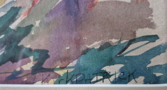 HARRIETT R. KIRKPATRICK (Columbus, Ohio, 1877-1962), „Kentucky“ Orig. Watercolor