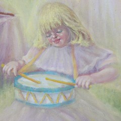„Concert in the Park“ By Anthony Sidoni 1996 Signed Oil on Canvas 24″x30″