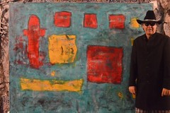 Mark Little original￼ canvas￼￼￼ Painting 81” X 62” XL (6ft. 9in)Abstract modern