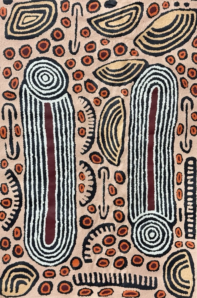 Eva Gibson 💕💕Aboriginal Art COA Supplied 91cm X 62cm