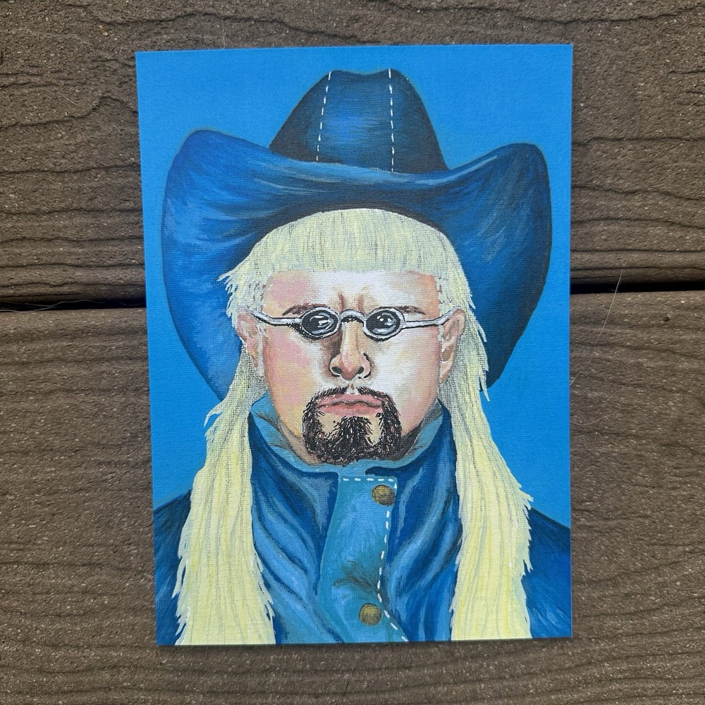 Oliver Tree Original Painting 5×7 PRINT – Signed By Artist