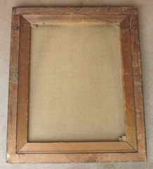 ANTIQUE NEWCOMB MACKLIN FRAME, 1929 BOY PORTRAIT PAINTING by WALTER BROUGH, OHIO
