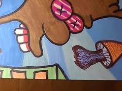 Original Art Paintings Mushroom City Jamican Bart King Of Hill Crown Building…