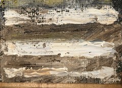 Vtg. 1979 DANIEL BUCKLER “Fortress” Mid Century Abstract Expressionist Painting