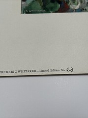 FREDERIC WHITAKER PAINTING AMERICAN FLORAL IMPRESSIONISM LISTED FAMOUS SMALL