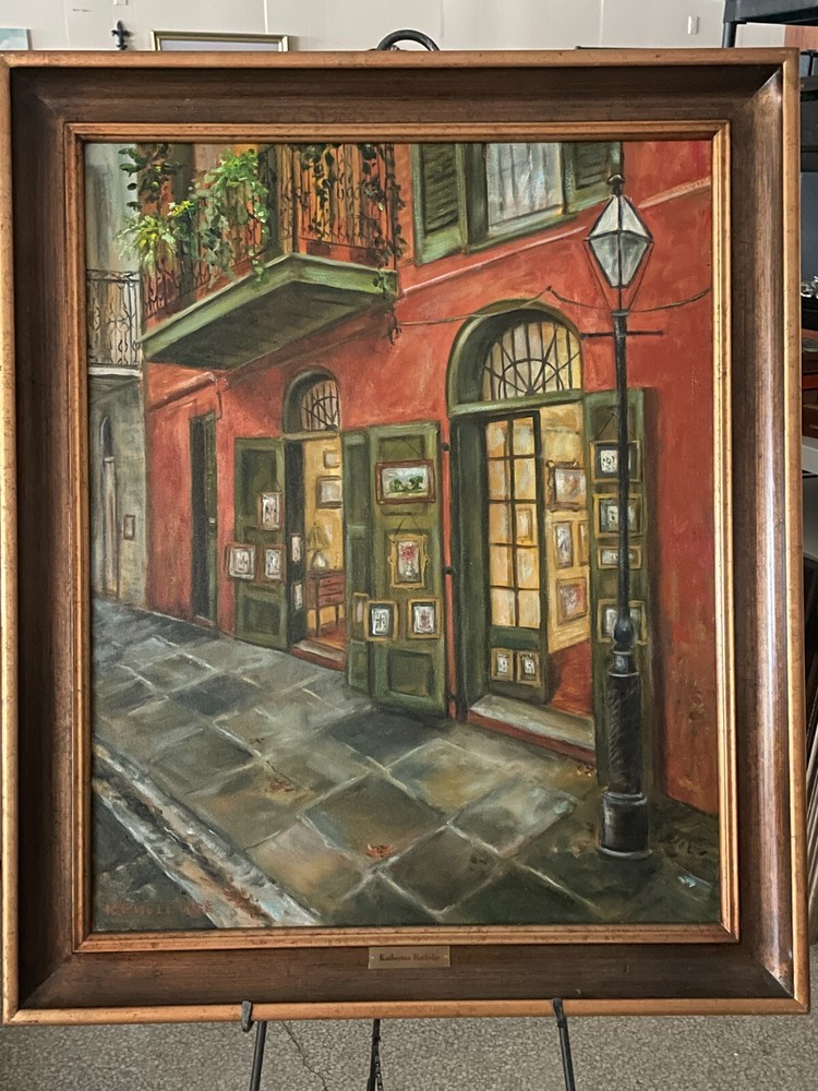 Original Painting LA Artist Katherine Rutledge New Orleans Art Gallery Framed