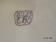 !!! FEMALE NUDE a` la EGON SCHIELE Monogrammed EBO (19) 83!!!