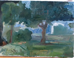 Impressionist Plein Air Landscape Oil Painting 18″x24” Canvas Original Signed