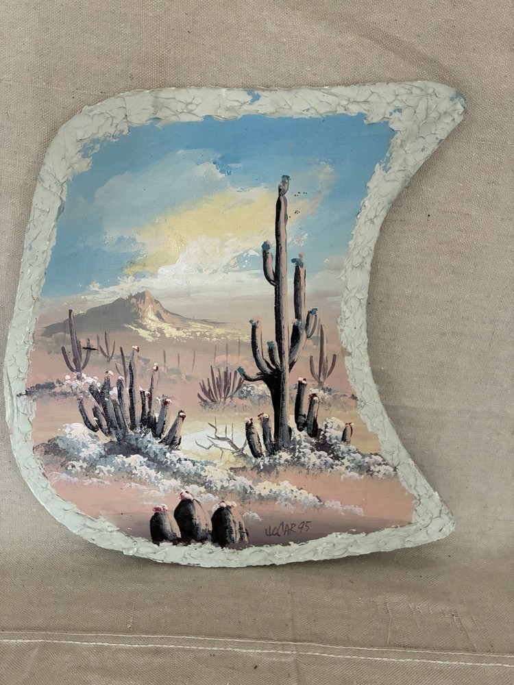 Original Jo Caros Desert Southwest Painting Signed Impasto Style