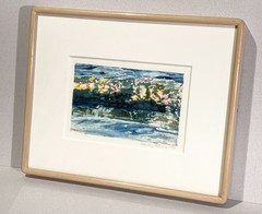 Shirley Pettibone impressionist Painting Seascape watercolor painting Waves 1991