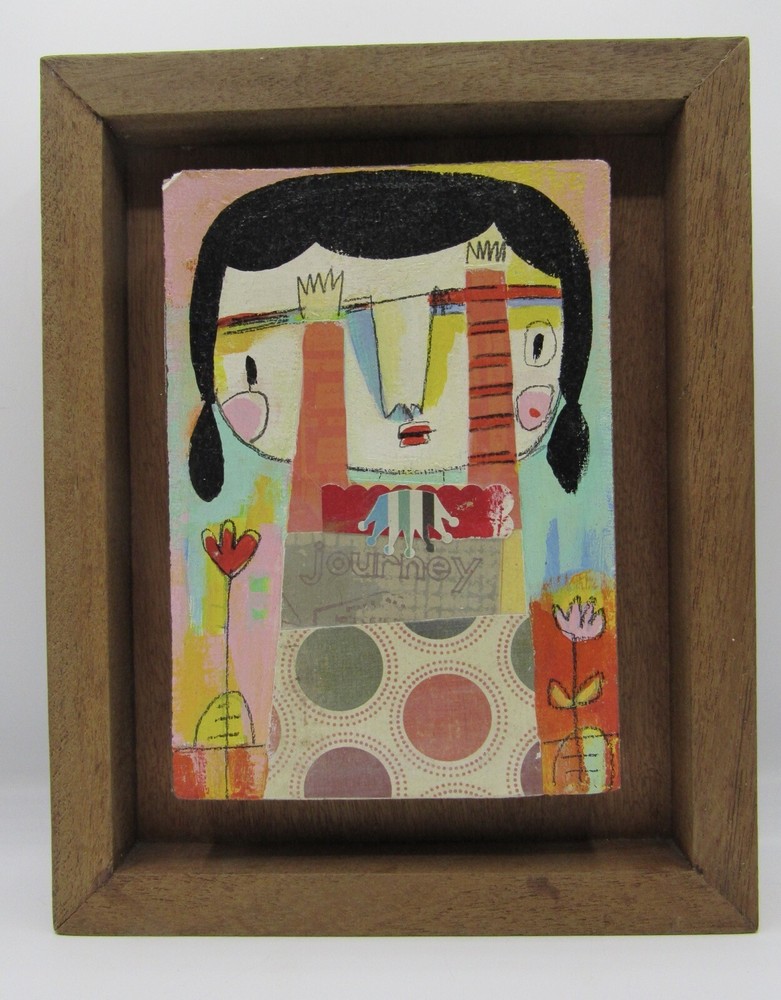 Magaly Ohika painting The Journey mixed media 8×10″
