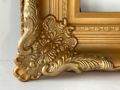 Vintage Ornate Gold Gilt Wood Frame 20″x18″ – Internal 10.15″x8.15″