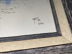 Duck “lone Pintail” Print 7/20 Signed 2x William Zivic Western w/ bio