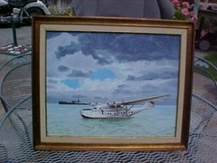 Martin 130 Flying Boat – Oil Painting 16 X 20 Inches by BARTL