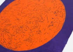 Original CohAn Painting Acrylic on Paper Titled „Sphere #2“ Online Art Show Sale