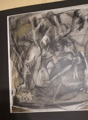 BEAUTIFUL ABSTRACT ARTWORK AFTER CHRONIS DELIVORIAS- UNFRAMED.