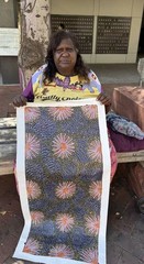 Patricia Kamara 💕Aboriginal Art 113cm X 47cm COA Supplied PK36A