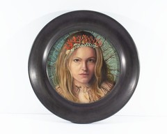 Carrie Pearce Oil on Board Portrait Painting