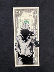 Ai Take Over Clueless 2 Dollar Bill painting tattoo art Graffiti Art Street Art