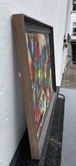 Rolf Gjedsted 1947-2022 Modern Art from Copenhagen Abstract Colorful Composition
