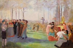Willem Vaarzon Morel „Attributed“-Outdoor Italian Reverly-Oil painting-c1910s