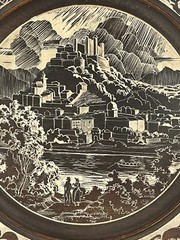 1946 Salzburg Hand Painted Wooden Plate By Kol Hintner Kunstgewerbe Art School