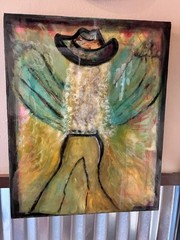 Original Painting With Epoxy Overlay