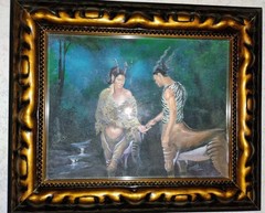 Dale Ziemianski Original Sci-Fi Painting Centaurs ‚The Rose Diamond‘