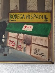 NYC – Spanish Harlem NYC Cityscape – Signed EH 1976