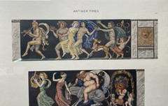Antique German Jugendstil Print Antiker Fries K Fuchs Framed 11×13 Hoffmann