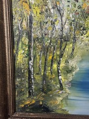 Signed unknow artist oil painting art