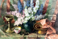 Nelly Hollo (Slovakia,1905-1990) oil painting 150380