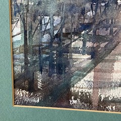 Original Outdoor Landscape Watercolor Painting by Fran Ritchie Yost
