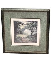 Original SIGNED Johnston Painting Old Country Road Framed