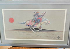 Johnny Tiger jr. 1995 SIGNED Limited Edition 109/500 Native American Warrior