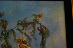FRAMED SIGNED ORIGINAL OIL GOLDEN SUN FLOWERS A STILL LIFE ARTIST: HECTO VIDAL